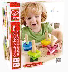 Hape creative peg puzzle
