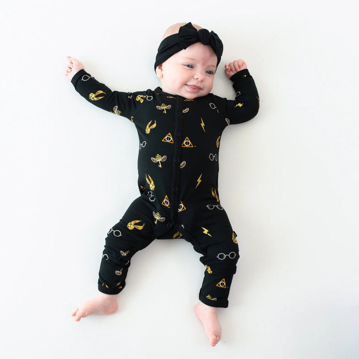 Kyte Baby Romper in Midnight Icon