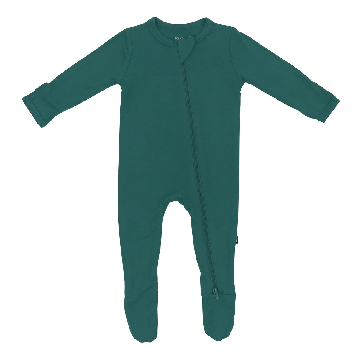 Zippered Footie in Emerald