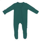 Zippered Footie in Emerald