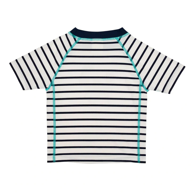 Lassig Short Sleeve Rashguard - Sailor Navy (12M)