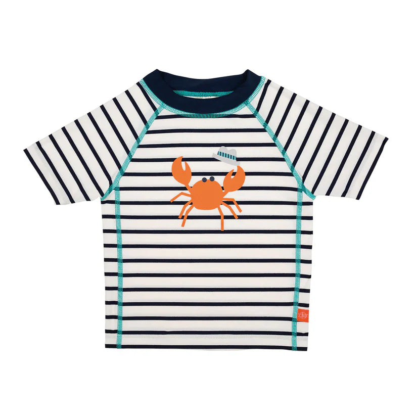 Lassig Short Sleeve Rashguard - Sailor Navy (12M)