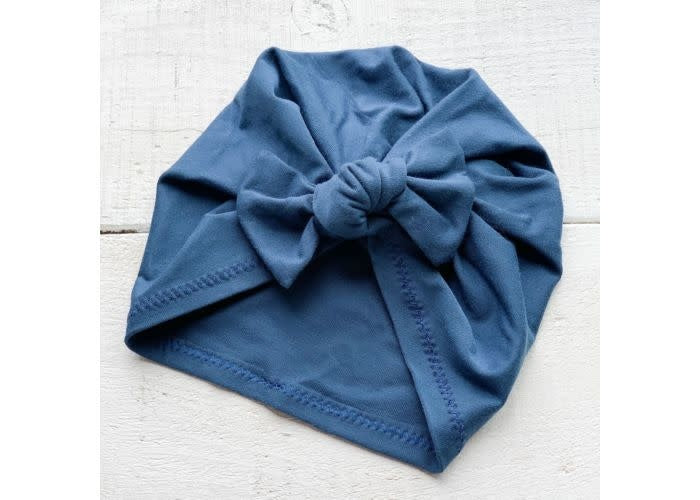 MB Premium Bow Turban (Dk Ocean)