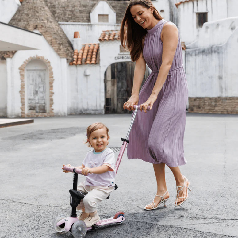 Micro Rock & Go LED Scooter -  Dusty Rose