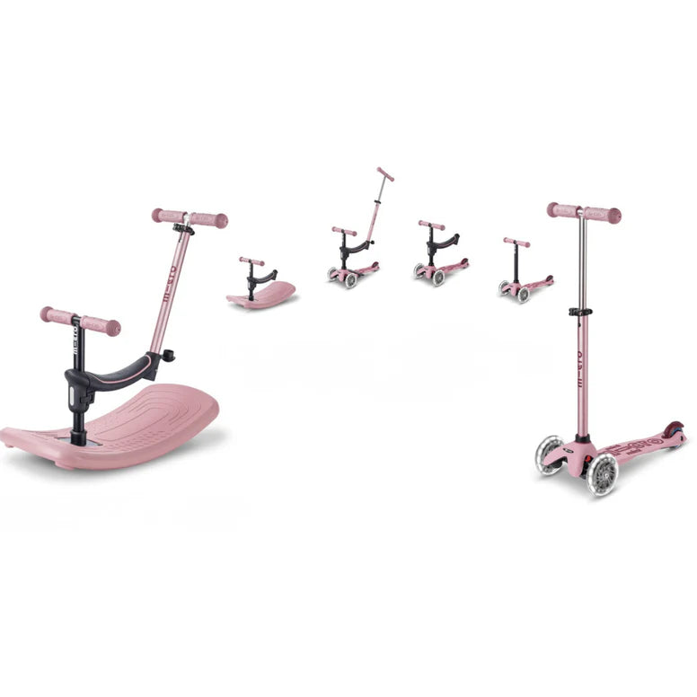 Micro Rock & Go LED Scooter -  Dusty Rose