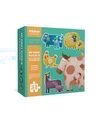 Mideer First Puzzle 6pk (Mom & Baby)