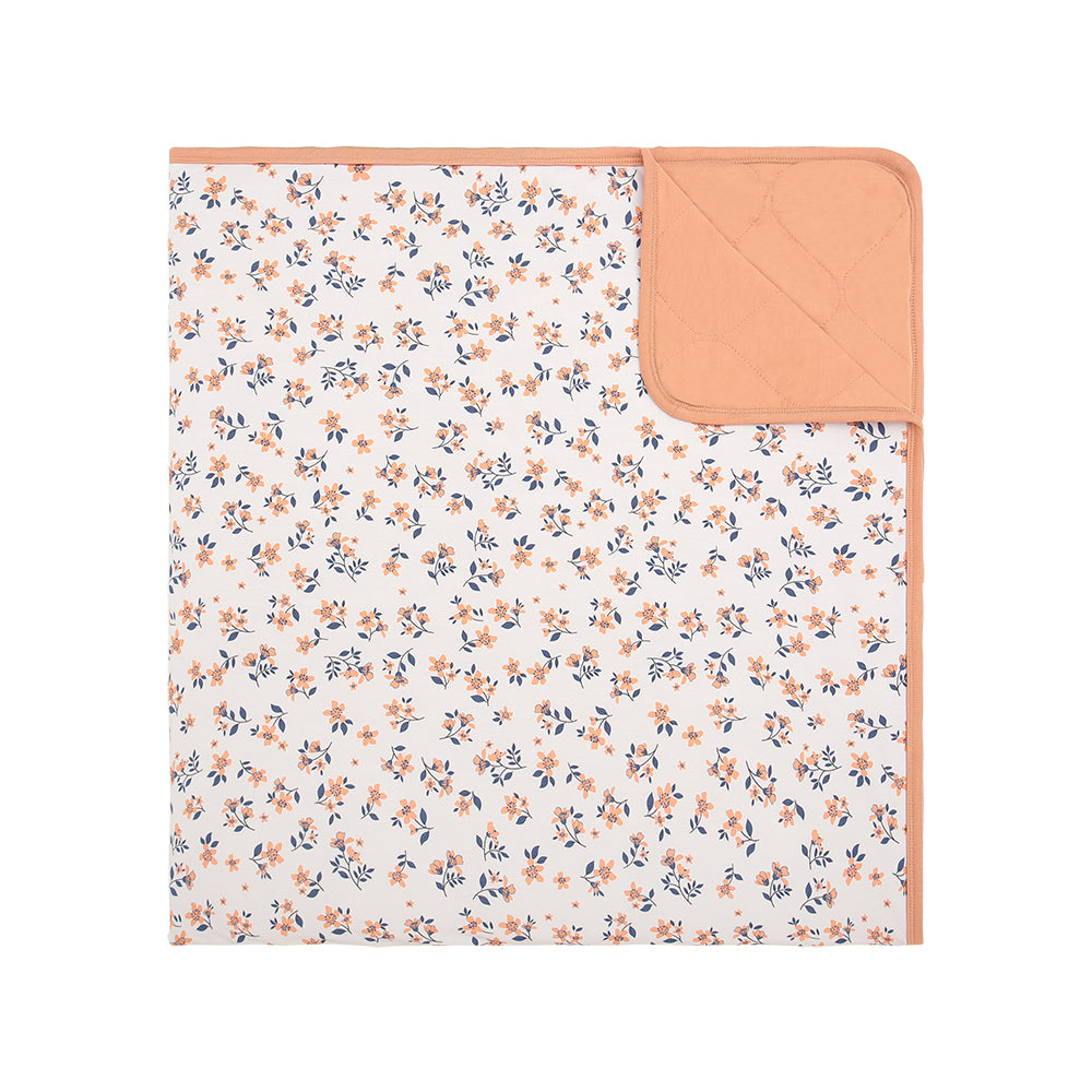 Belan.J - 1.0 TOG Child Blanket - Peachy Blossom/Carrot (110cm x 110cm (47"x47"))