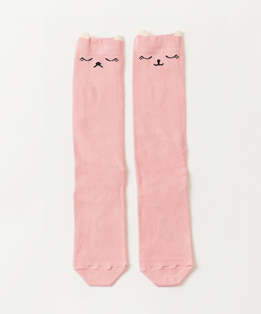 PH Sad/Happy Kneehigh Socks (Pink)