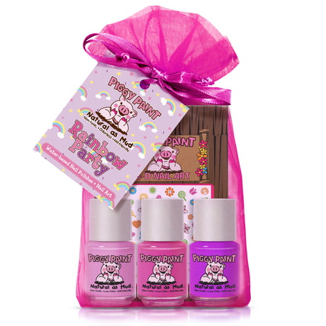 Piggy Paint Rainbow Party Set