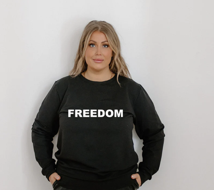 P&C Woman Freedom Crewneck (Black)