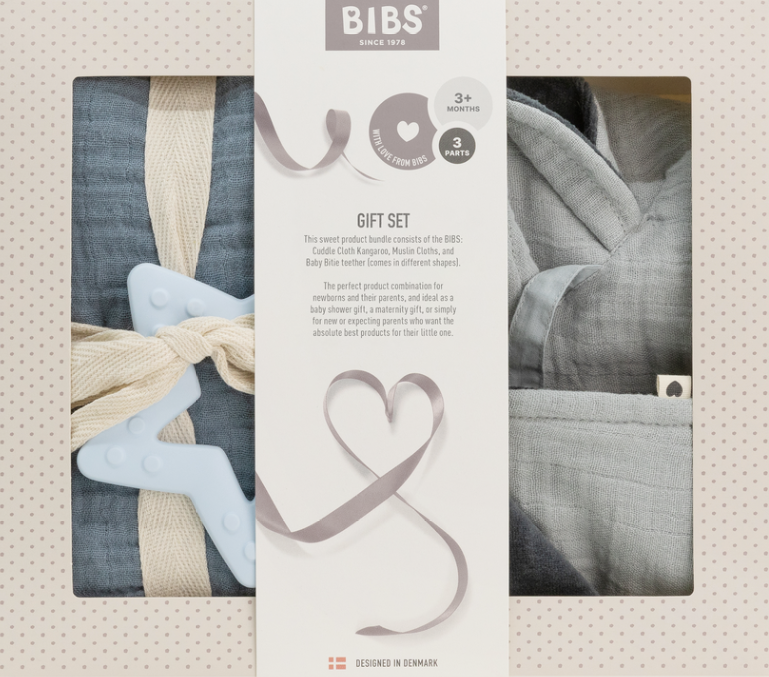 BIBS Baby Shower Gift Set - Baby Blue