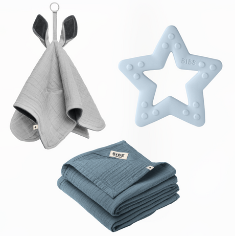 BIBS Baby Shower Gift Set - Baby Blue