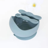 Suction Bowl & Training Spoons - Sage