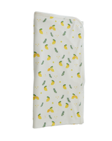 Blara Organic Lemon Print Blanket 100x100cm