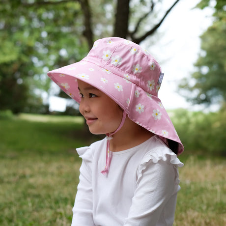 Jan & Jul Kids Cotton Adventure Hats - Pink Daisy