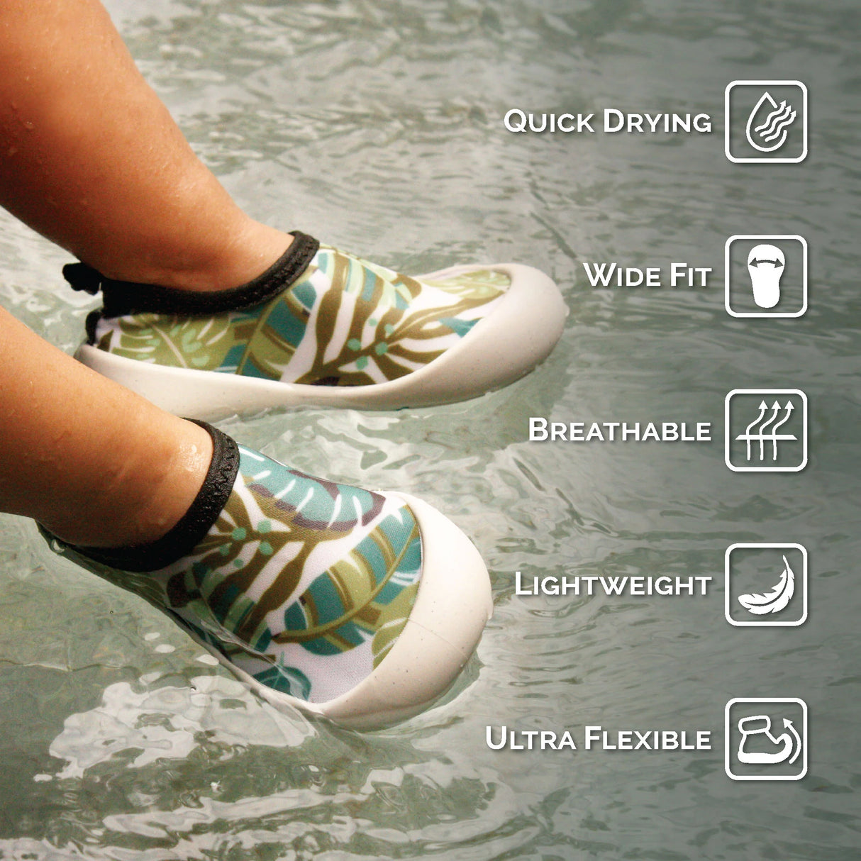 Jan & Jul Kids Water Shoes | Dino Buddies