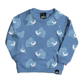Whistle & Flute Woolly Mammoth Allover Print Sweater